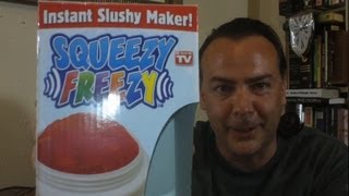 Squeezy Freezy Review  Homeade Slushy Maker [upl. by Beatrice]