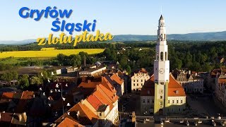 Gryfów Śląski z lotu ptaka [upl. by Atok]