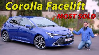 The most sold car 2023 Toyota Corolla facelift Hatch vs Touring Sports Hybrid REVIEW [upl. by Apollus698]