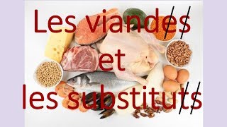 A1Viandes et substituts [upl. by Acenom]