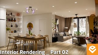 Enscape 42 For SketchUp  048 Beginner Realistic Interior Rendering From Start To Finish Part 02 [upl. by Eelrahc]