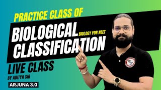 BIOLOGICAL CLASSIFICATION  BY ADITYA SIR  ARJUNA 30 BATCH  BEST NEET COACHING IN KANPUR [upl. by Aikyt]