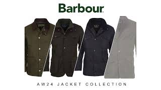 Shop the AW24 Barbour Waxed Jackets collection at Michael Stewart Menswear [upl. by Latea]