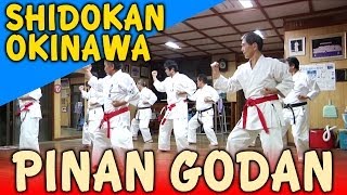 PINAN GODAN  OKINAWA SHIDOKAN shorin ryu [upl. by Haslam]