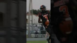 Leesburg Vs Tavares tonight for homecoming Football HOCO23 Leesburg BurgBoys sports [upl. by Fital]