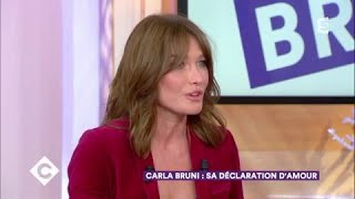 Carla Bruni  sa déclaration damour  C à Vous  06102017 [upl. by Estevan]