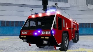 GTA IV  Airport Fire Truck HD [upl. by Welcher438]