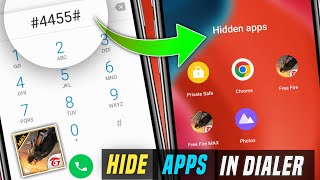 How To Hide Apps in Dialer  GamesApps   Dialer Me App Hide Kaise Kare  Hide Apps in Dialer [upl. by Curcio]