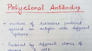 Polyclonal Antibodies [upl. by Adnihc149]