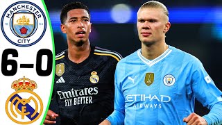 Manchester City vs Real Madrid 60  All Goals and Highlights  2024 🔥 HAALAND [upl. by Nevyar]