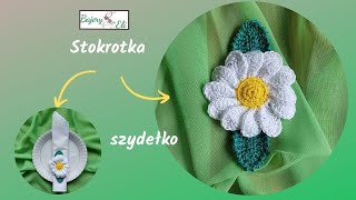 szydełkowaniebajeryeli Stokrotka Na Szydełku Ozdoba [upl. by Pinkham]