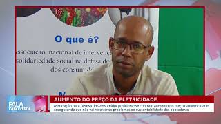 Aumento do preço da eletricidade  Fala Cabo Verde [upl. by Ecnerwaled]