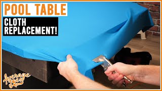 Pool Table Cloth Replacement  Complete DIY Guide Simonis Predator Championship etc [upl. by Anders]