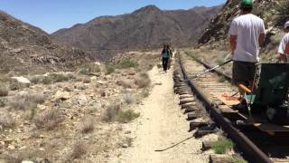 Railriders on the Carrizo Gorge Railway part 2 [upl. by Anialam678]