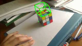 Simple Augmented reality with 3D2D correspondences and optical flow LampK algorithm [upl. by Sinnek436]