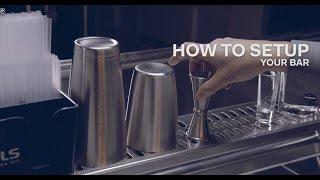 How to Set Up a Cocktail Bar  Bols Bartending Academy [upl. by Miner]