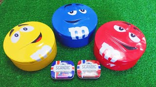 Satisfying Video  Unpacking 3 Rainbow MampMs vs Maltesers Containers with Color Candy ASMR [upl. by Elletnahs]