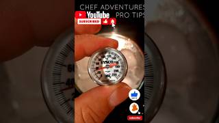 How To Calibrate A Cooking Thermometer  The Freezing Point Method  shorts [upl. by Mehta]