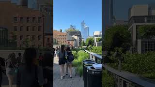 The High Line Park in Manhattan New York City [upl. by Ahtram]