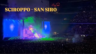 SCIROPPO  LIVE SAN SIRO  CONCERTO SFERA EBBASTA [upl. by Nolyarb]