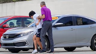 Slashing Dealership Cars Prank [upl. by Chilcote]