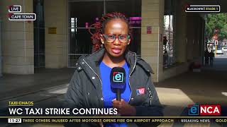 Taxi Chaos  WC taxi strike continues [upl. by Seedman]