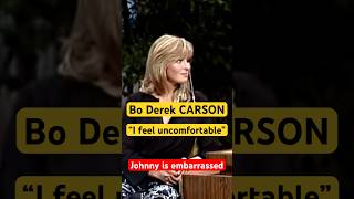 Bo Derek CARSON “I feel uncomfortable “ comedy [upl. by Lokim826]