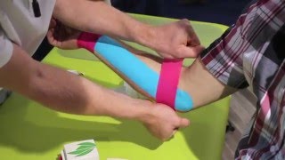 taping tapen Golferellenbogen  Epicondylitis ulnaris humeri [upl. by Anned]