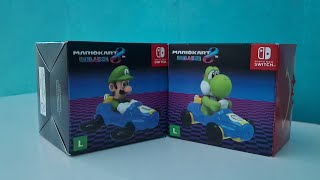 UNBOXINGBrinquedos Mc Donalds Mario Kart DeluxeLuigi e Yoshi [upl. by Abey]