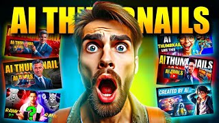 Create Viral YouTube Thumbnails Using Free AI Tools  Best AI Thumbnail Maker [upl. by Odawa364]