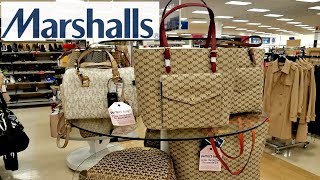 Shop with ME MARSHALLS DESIGNER HANDBAGS MICHAEL KORS STEVE MADDEN FEBRUARY 2018 [upl. by Aehr505]