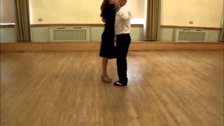 Argentine Tango Lesson 7  Giro to Left [upl. by Jessamyn]