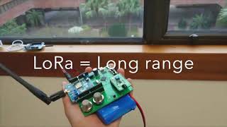 Demo Hill Fire Detection IoT System with LoRa [upl. by Tnecniv]