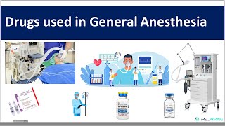 General Anesthesia Drugs  Induction Maintenance and Reversal anesthesia [upl. by Yeung]