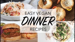 THE BEST VEGAN DINNER RECIPES  10 Vegan Dinner Ideas  The Edgy Veg [upl. by Curcio]