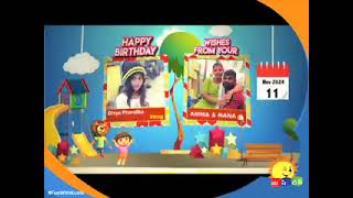 Kushi TV Birthday Wishes  November 11th 2024 Birthday Wishes Video  11112024 [upl. by Ettedo]