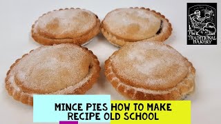 Mince Pies how to make Recipe Demonstration at Bakery [upl. by Nerol]