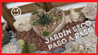 ✅Cómo hacer un JARDÍN desértico en casa Cactus y Suculentas👉 IDEAS con Palets de MADERA [upl. by Ever106]