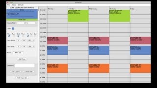 Free College Schedule MakerBuilder Link in description [upl. by Annmarie]