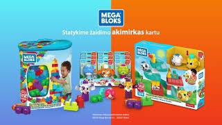 Mega Bloks rinkinys Namelis su čiuožykla 40 det  Peek A Blocks GKX70  Mattel Lietuva [upl. by Nidorf]