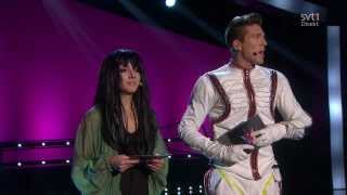 Melodifestivalen 2013 deltävling 1  Opening Karlskrona  Danny Saucedo amp Gina Dirawi ᴴᴰ [upl. by Halford696]