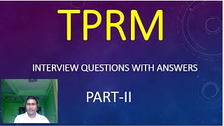 TOP INTERVIEW QUESTIONS WITH ANSWERS  TPRM freshers tprm rajbir vendor interviewquestions [upl. by Nelra]