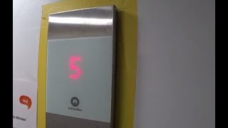 Sweden Stockholm Huddinge Förrådsvägen 15 Schindler elevator [upl. by Atinhoj]