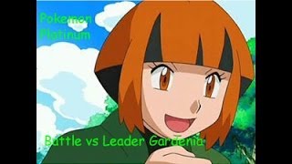 Pokemon Platinum  Battle vs Leader Gardenia [upl. by Elinor986]