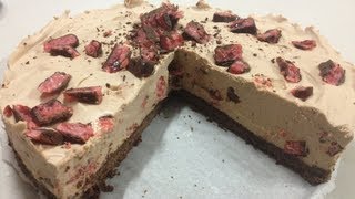 Cherry Ripe Cheesecake  No Bake Recipe [upl. by Urd]