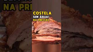 Costela SEM ÁGUA na Panela de Pressão  Tv Churrasco receita costela [upl. by Adihsaar]