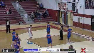 Summertown High School vs Lincoln County High School Mens Basketball  11222023 Cornersville … [upl. by Stuart]