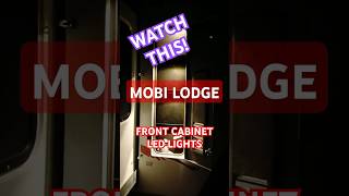 MOBI LODGE CONTINENTAL CARAVAN OUTSIDE CABINET LED LIGHTING caravanlights mobilodge [upl. by Upshaw]