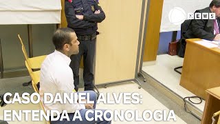 Entenda a cronologia do caso do jogador Daniel Alves [upl. by Eiduam]