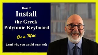 02 1Mac How to install the Greek Polytonic Keyboard on a Mac Ver3 [upl. by Hasan]